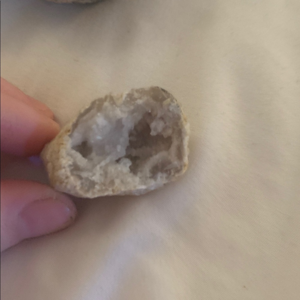 Natural Geode Crystal Trio - Picture 4 of 4